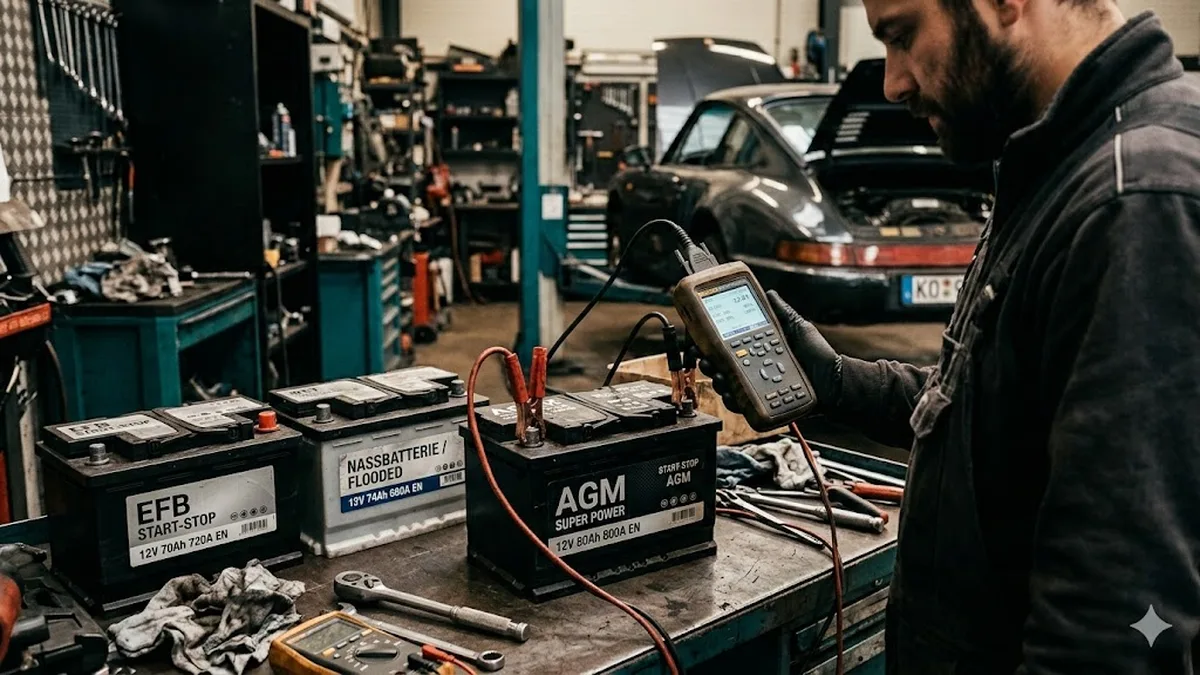 AGM vs. EFB vs. Nassbatterie: Welche Batterie passt zu Ihrem Fahrzeug?