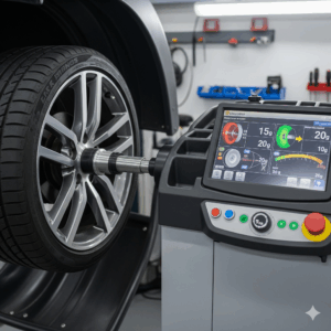 Reifen auswuchten: Pr�zisions-Analyse f�r Fahrkomf