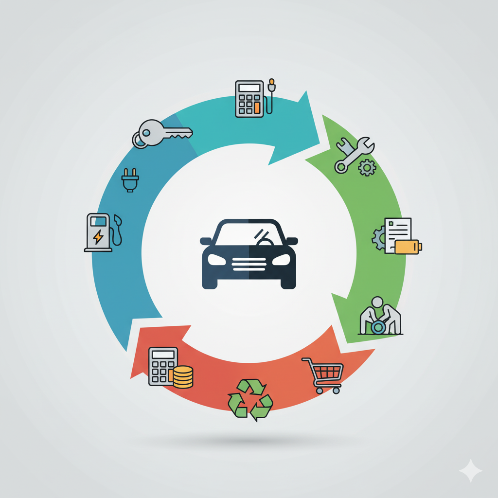 Fahrzeuglebenszyklus und Kostenanalyse